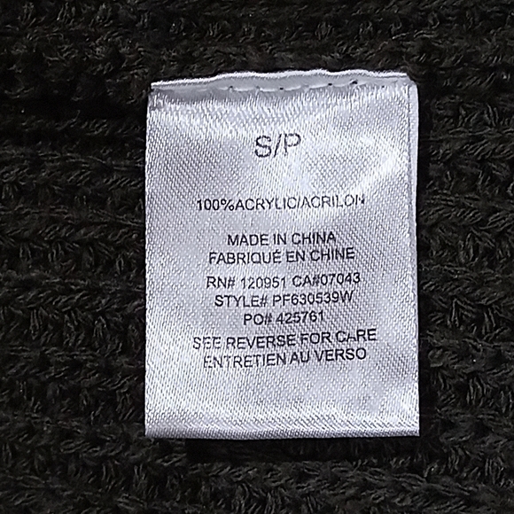 PINK ROSE Women's Army Green Emoji Knit Cardigan - Picture 15 of 16